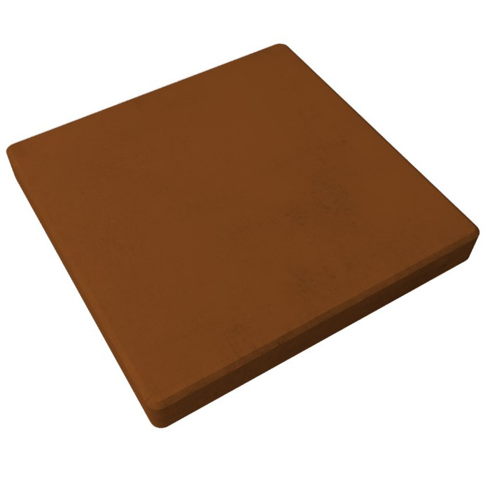 Квадратная тротуарная плитка 400х400х50 Коричневый